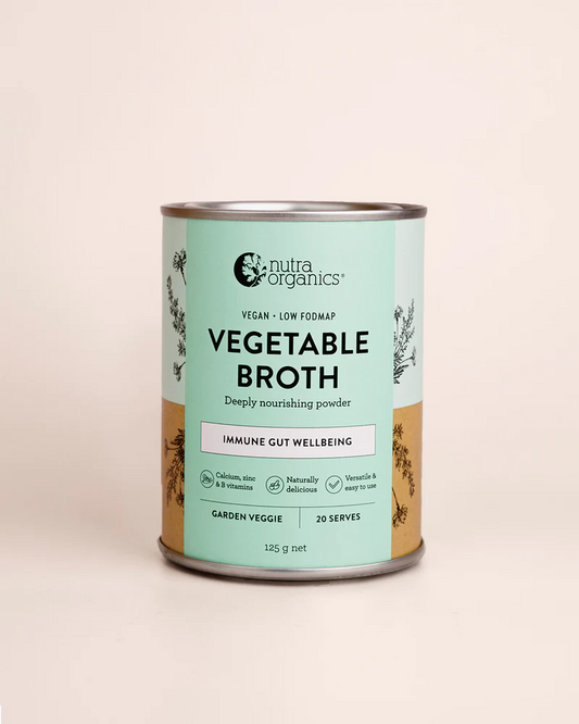 NutraOrganics Vegetable Broth Powder Garden Veggie