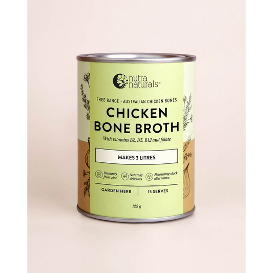 Nutra Naturals Chicken Bone Broth Powder Garden herb