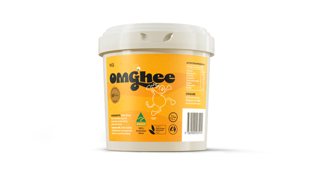 OMGhee Australian Organic Grass-fed Ghee