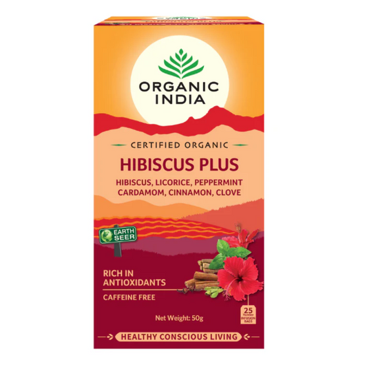 Organic India Tulsi Hibiscus Plus