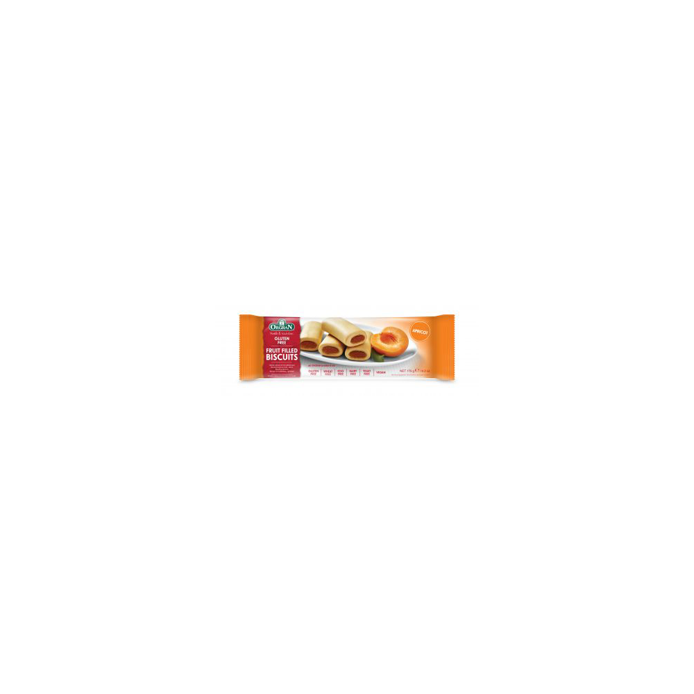 Orgran Fruit Filled Biscuits Apricot