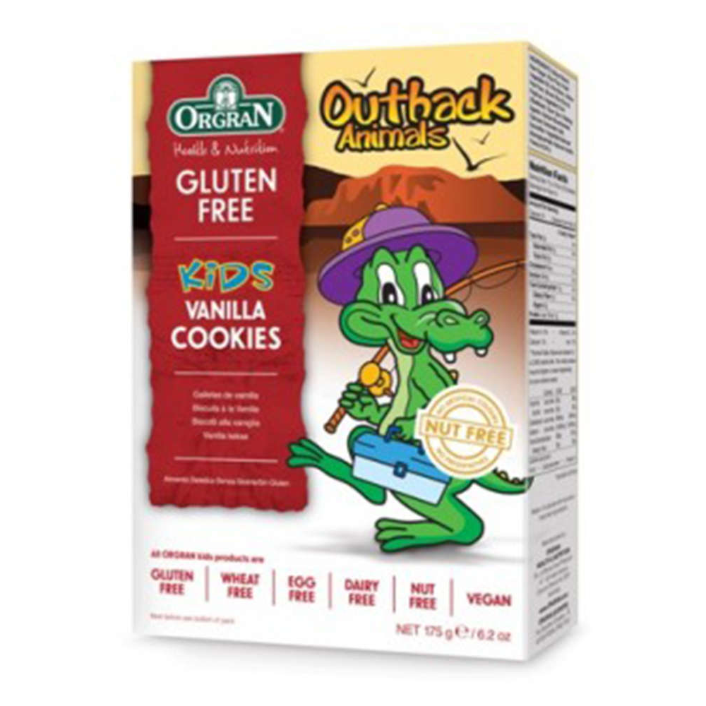 Orgran Outback Animal Cookies Vanilla