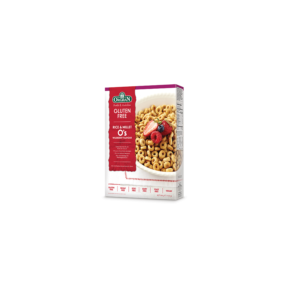 Orgran Rice O's Wildberry Flavour