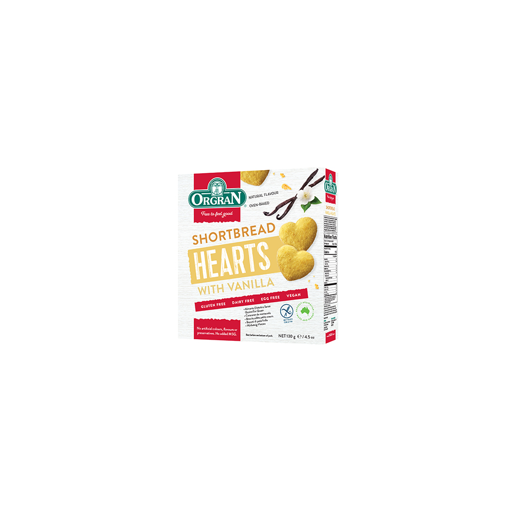 Orgran Shortbread Hearts