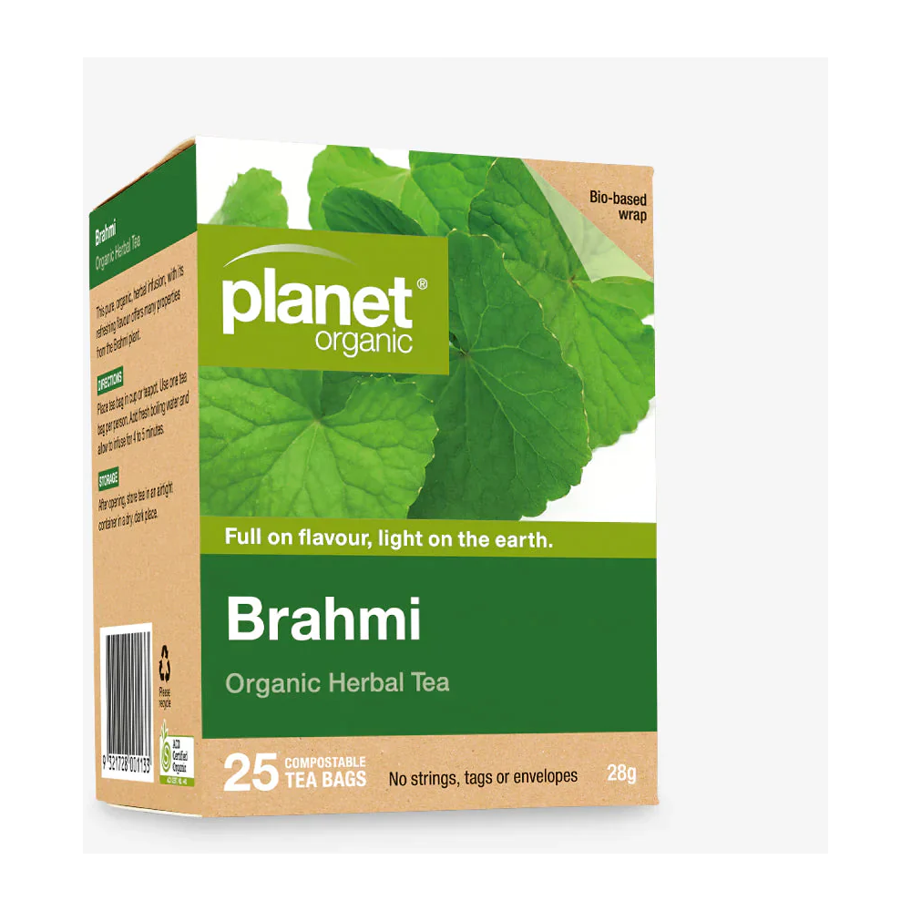 Planet Organic Co Tea Brahmi Herbal