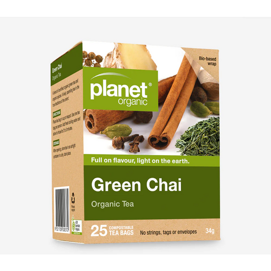 Planet Organic Co Tea Chai Green