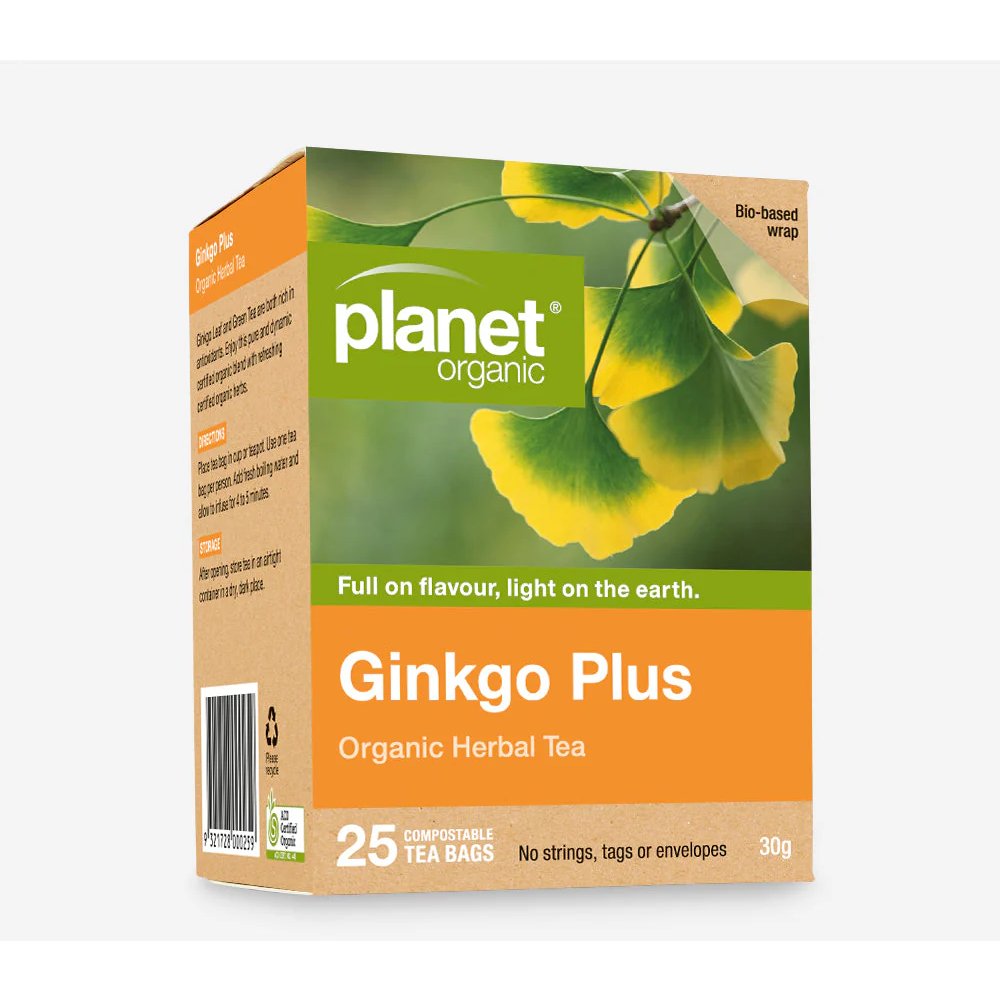 Planet Organic Co Tea Ginkgo Green