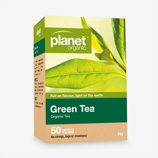 Planet Organic Co Tea Green Tea Herbal