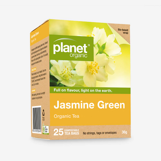 Planet Organic Co Tea Jasmine Green Herbal
