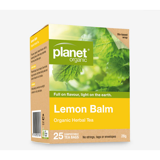 Planet Organic Co Tea Lemon Balm Herbal