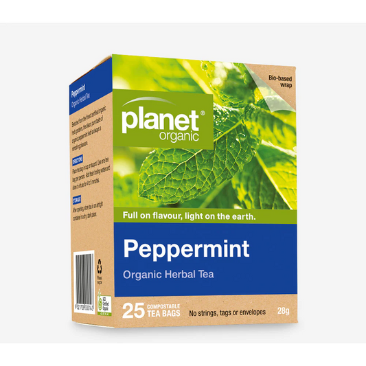 Planet Organic Co Tea Peppermint Herbal