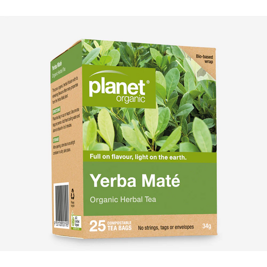 Planet Organic Co Tea Yerba Maté Herbal