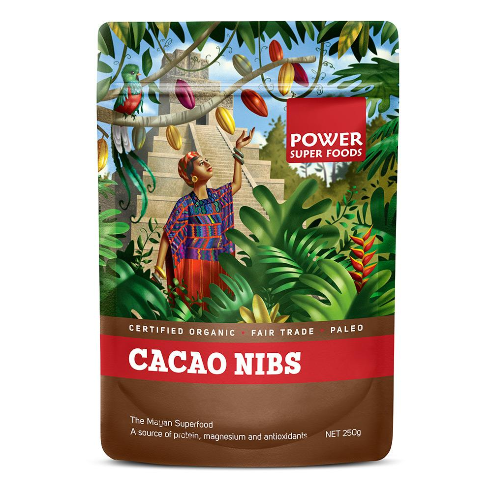 Power Super Foods Cacao Nibs - Origin