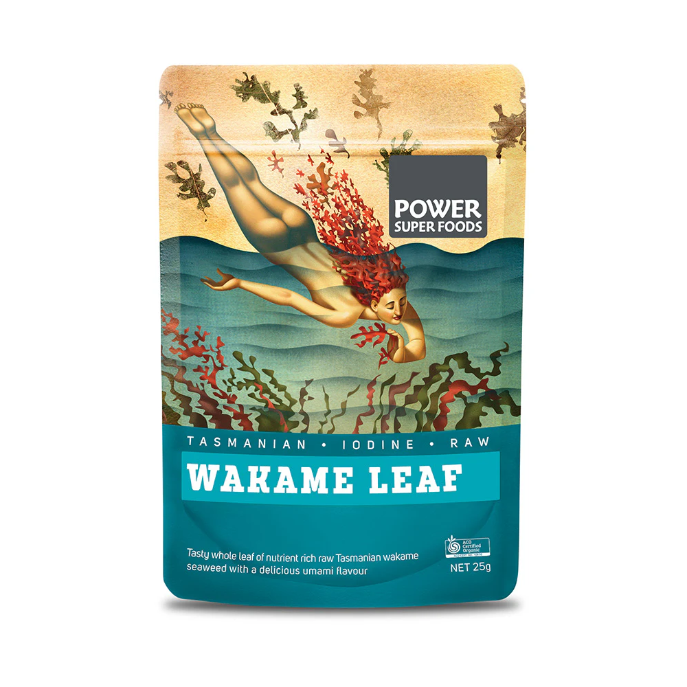 Power Super Foods Wakame Leaf (Tasmanian) Certified Organic