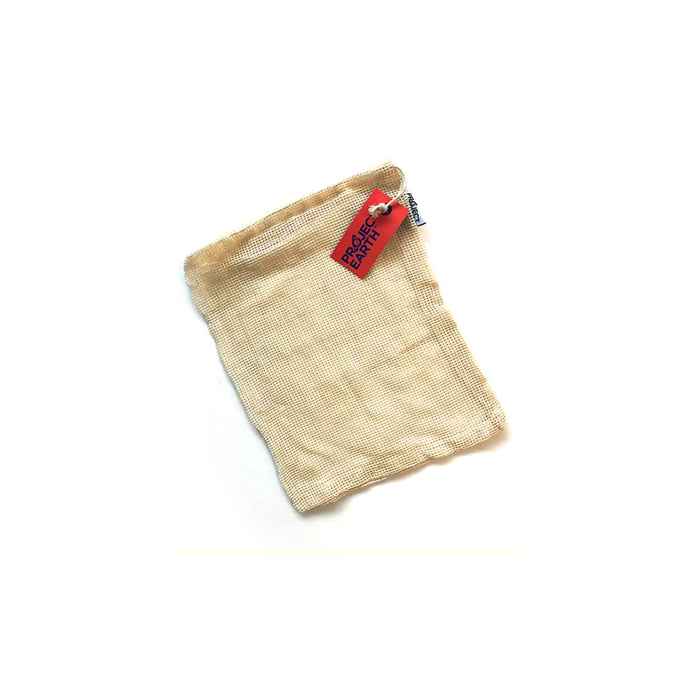 Project Earth Produce Bag 100% Organic Cotton Net 10"x12"