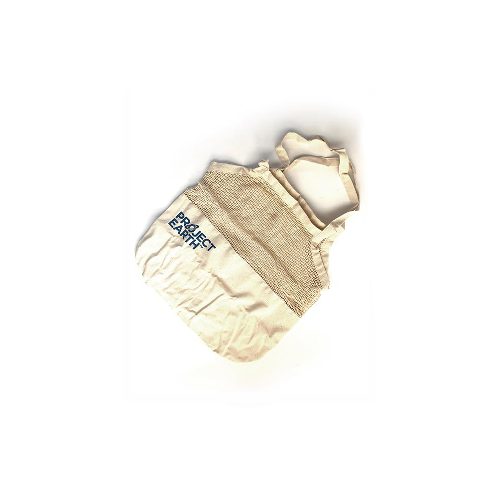 Project Earth Tote Bag 100% Organic Cotton Net & Canvas