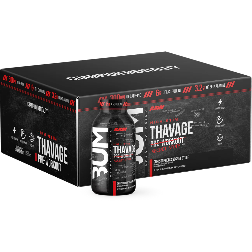 Raw Nutrition THAVAGE RTD Pre-Workout