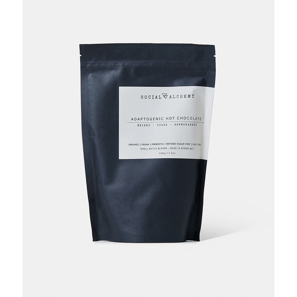 Social Alchemy Adaptogenic Hot Chocolate Reishi, Chaga, Ashwagandha