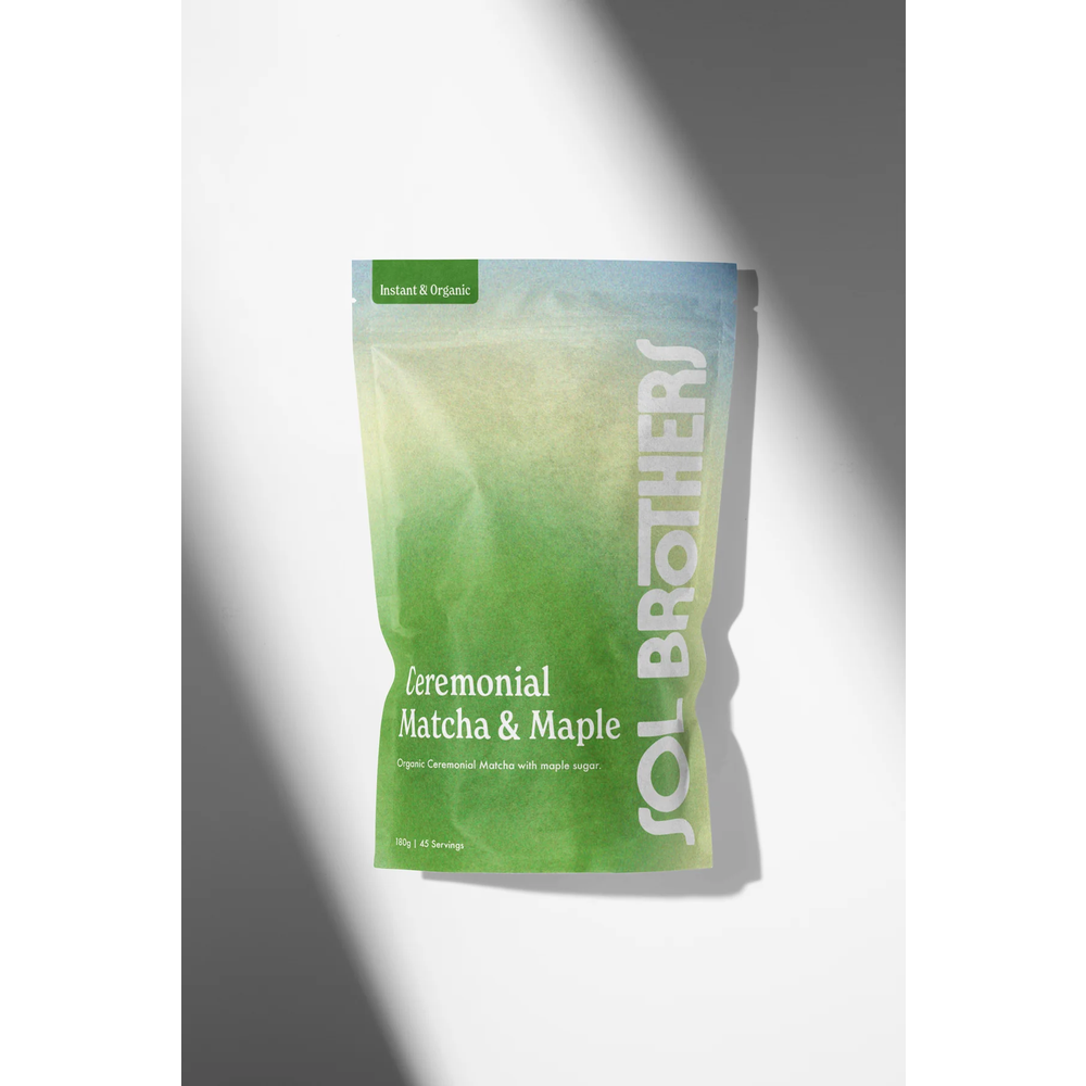 Sol Brothers Ceremonial Matcha & Maple
