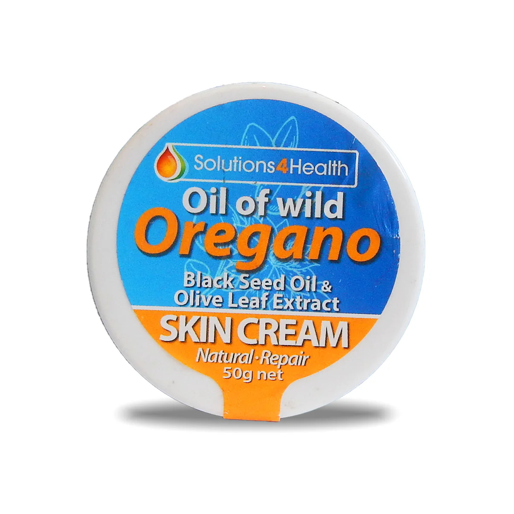 Solutions 4 Health Oil of Wild Oregano Black Seed Oil & Olive Leaf Extract Skin Cream