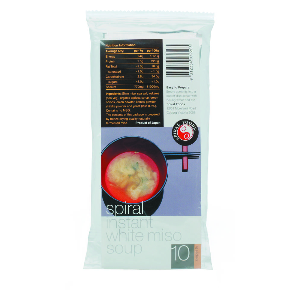 Spiral Foods Instant Miso White (7g)