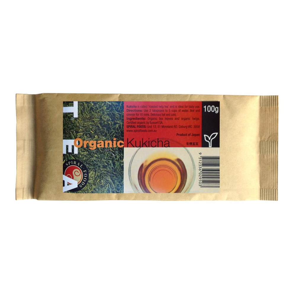 Spiral Foods Kukicha Bancha B Gluten Free Organic