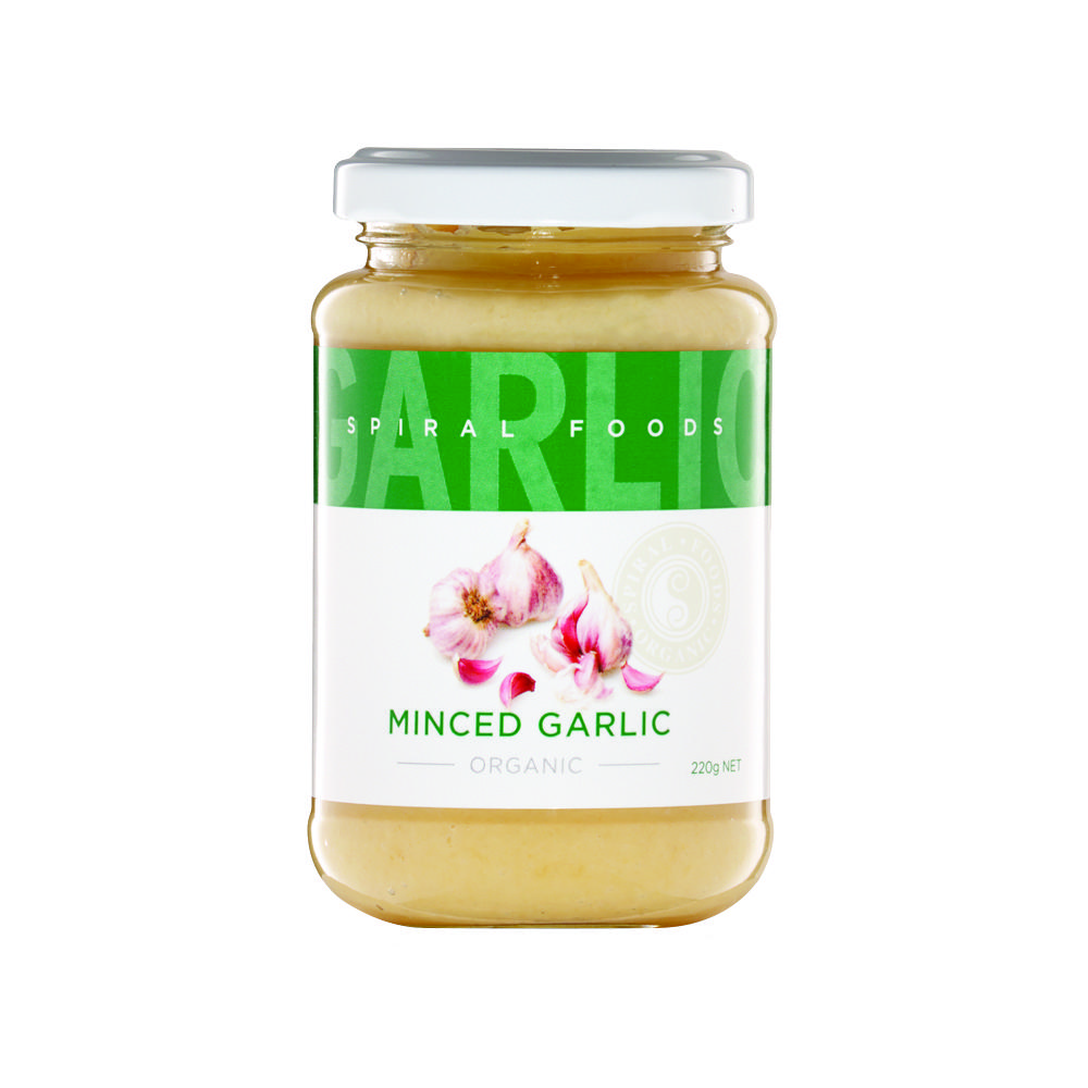 Spiral Foods Minced Garlic Gluten Free