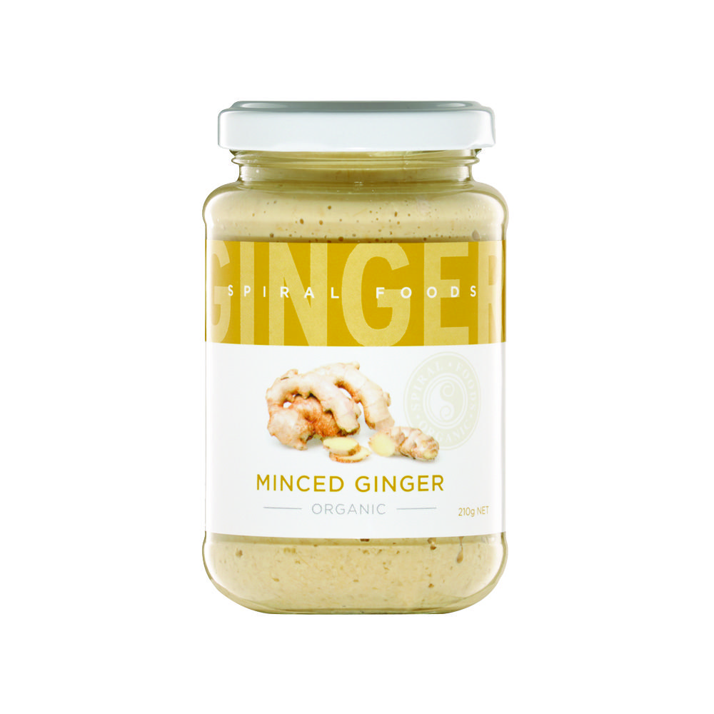 Spiral Foods Minced Ginger Gluten Free