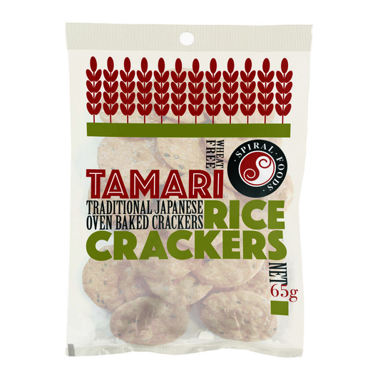 Spiral Foods Tamari Crackers Gluten Free