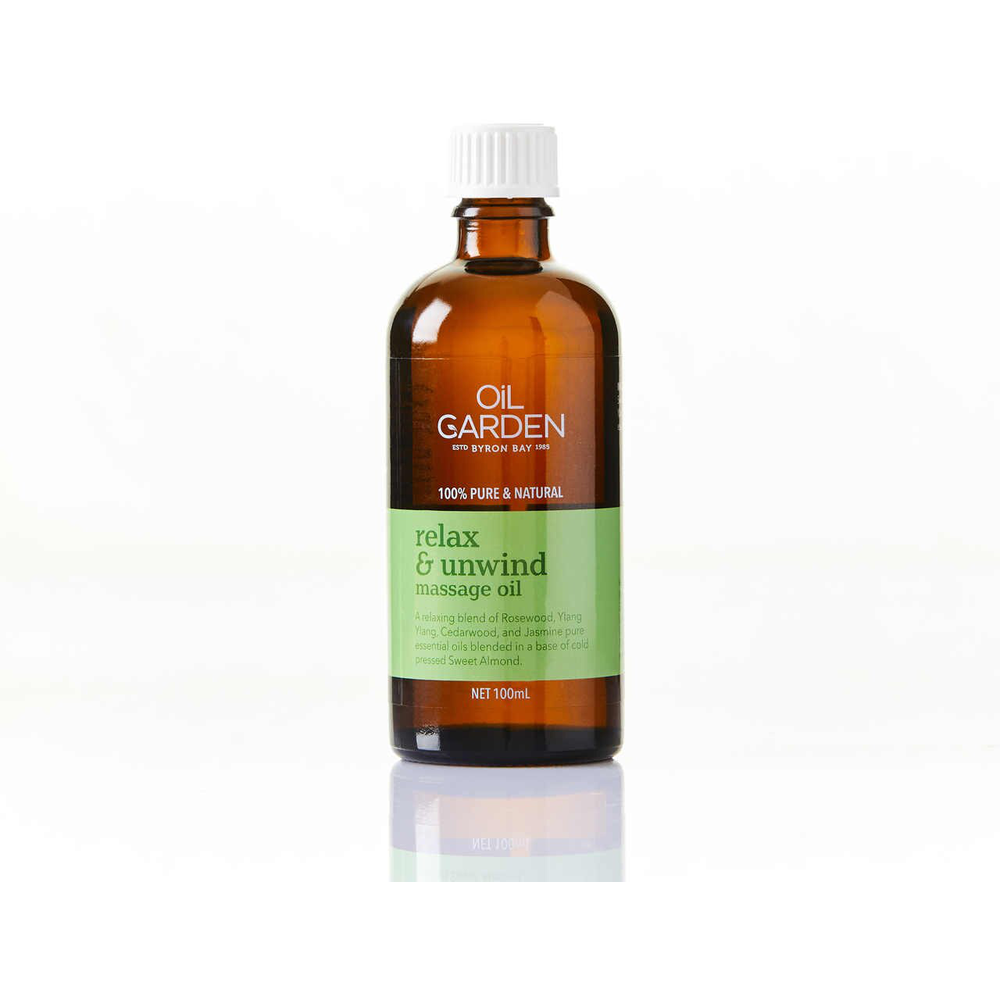 The Oil Garden Massage Oil Blends  Relax & Unwind