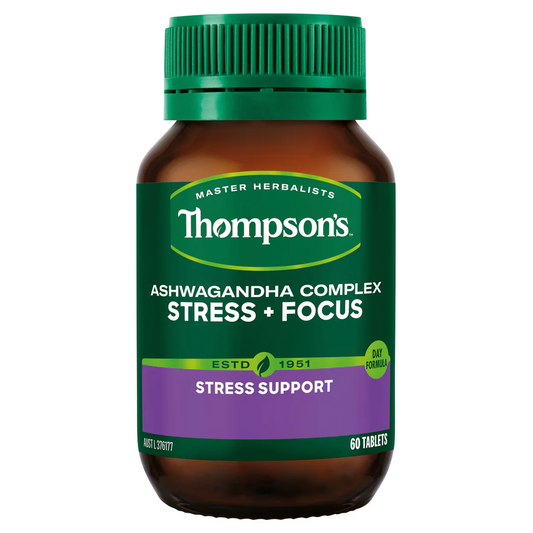 Thompson's Ashwagandha Complex Stress + Focus 60 Tablets