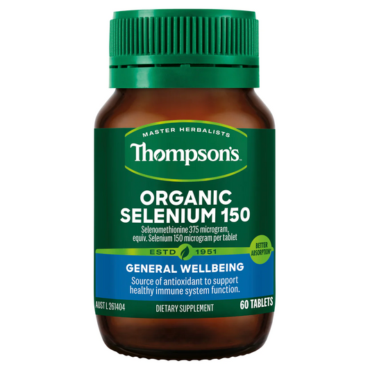 Thompson's Organic Selenium 150mcg