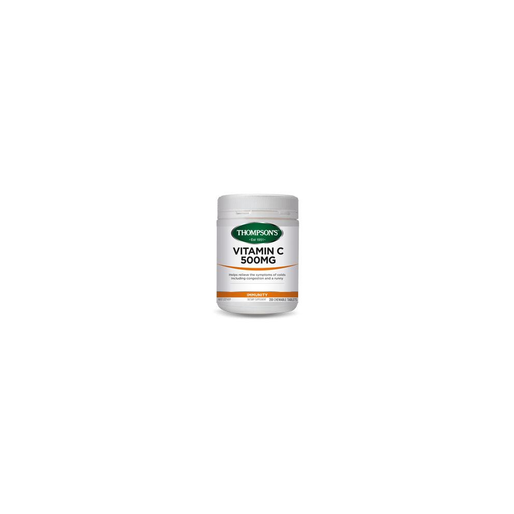 Thompson's Vitamin C Chewable 500mg