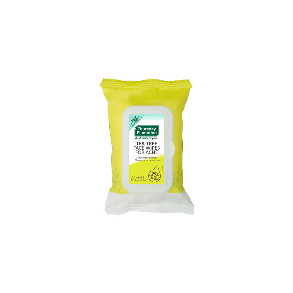 Thursday Plantation Face Wipes for Acne