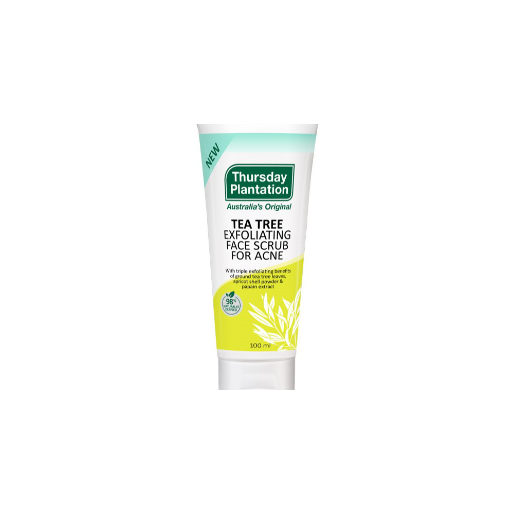 Thursday Plantation Tea Tree Exfoliating Face Scrub for Acne