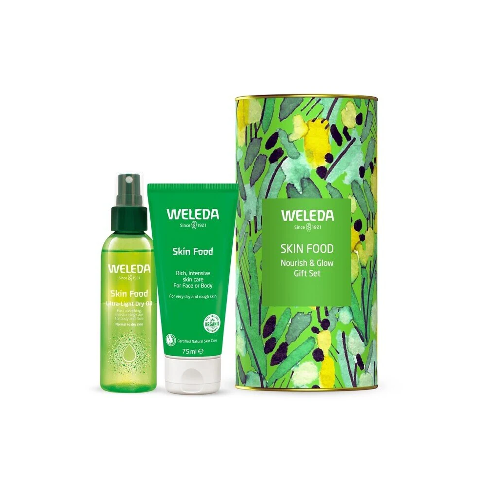 Weleda Skin Food Face & Body; Skin Food Nourish and Glow Gift Set