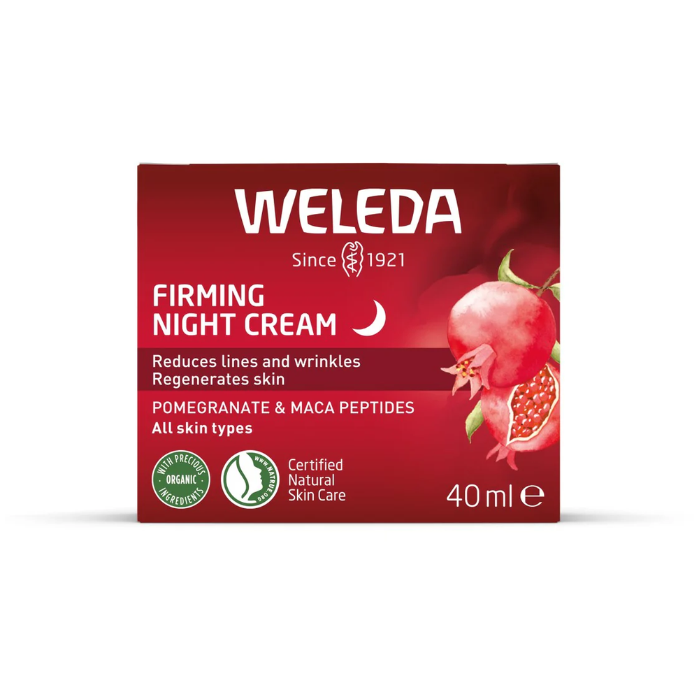 Weleda Specialist Face, Body & Hair; Firming Night Cream Pomegranate & Maca Peptides