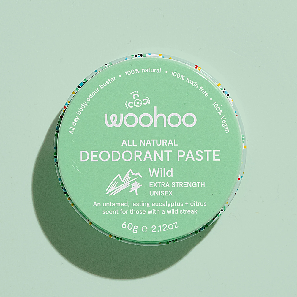 Woohoo Deodorant Paste Wild (Extra Strength Unisex)