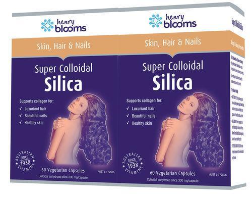 Henry Blooms Super Colloidal Silica 300mg (Twin Pack) with GWP