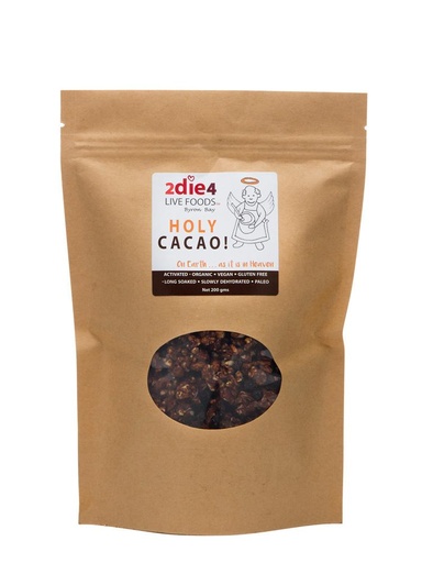 2Die4 Live Foods Holy Cacao! Cacao Granola Clusters