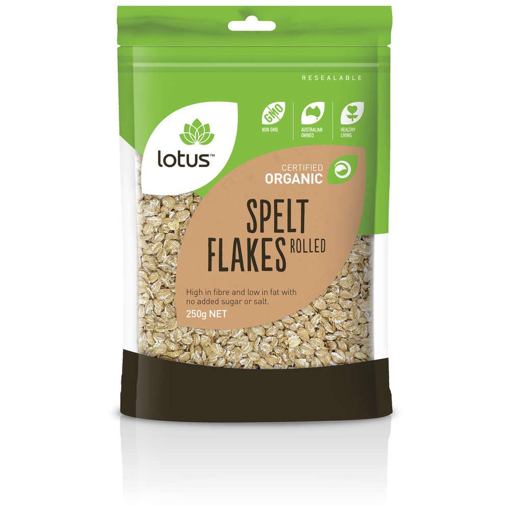 Lotus Foods Spelt Flakes Rolled Organic