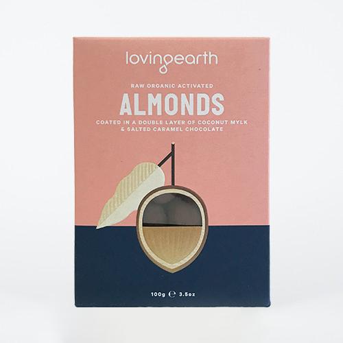 Loving Earth Almonds in Mylk &amp; Salted Caramel Choc