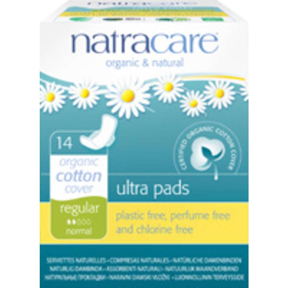 Natracare Ultra Pads Regular with Wings Organic Cotton