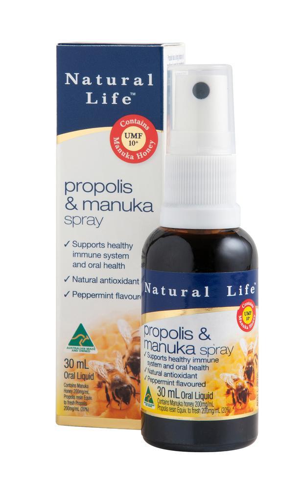 Natural Life Propolis &amp; Manuka Honey Spray 20%