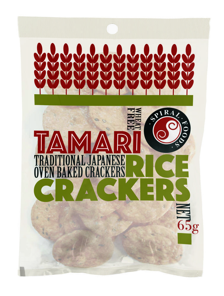 Spiral Foods Tamari Crackers Gluten Free