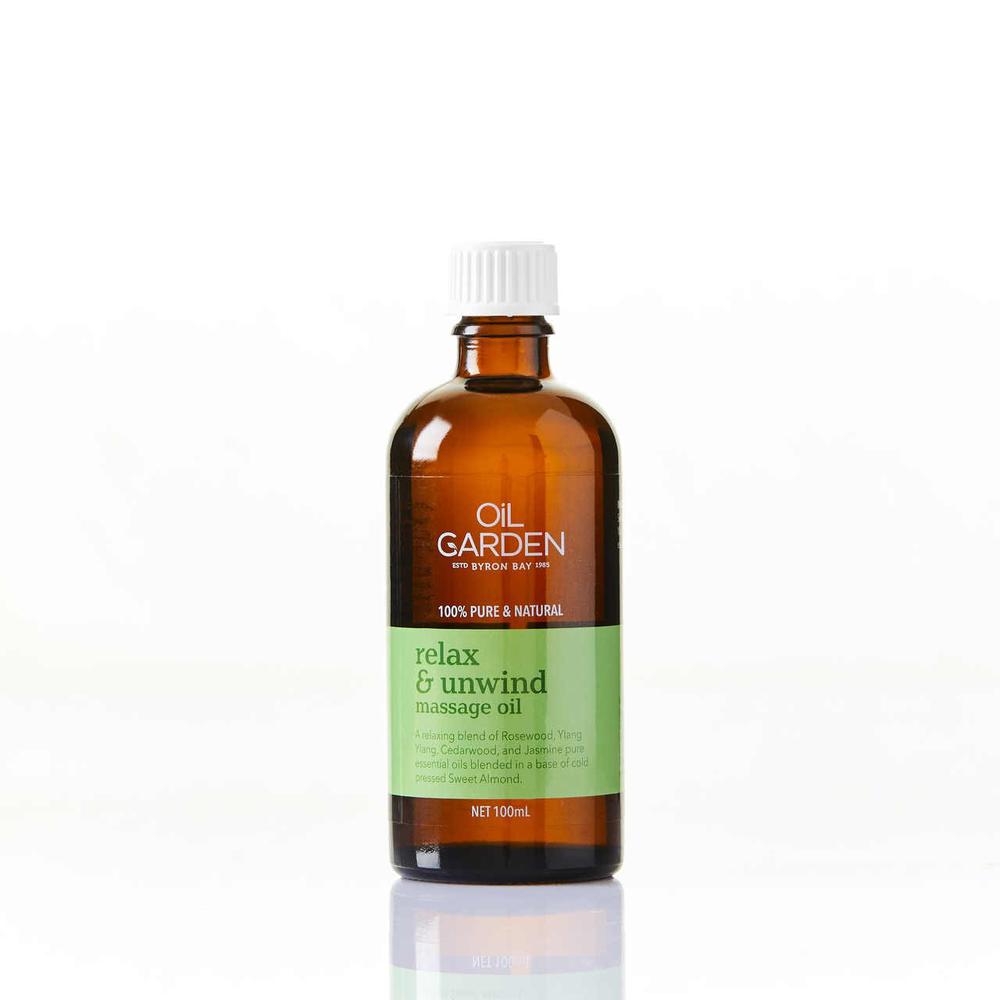 The Oil Garden Massage Oil Blends  Relax &amp; Unwind