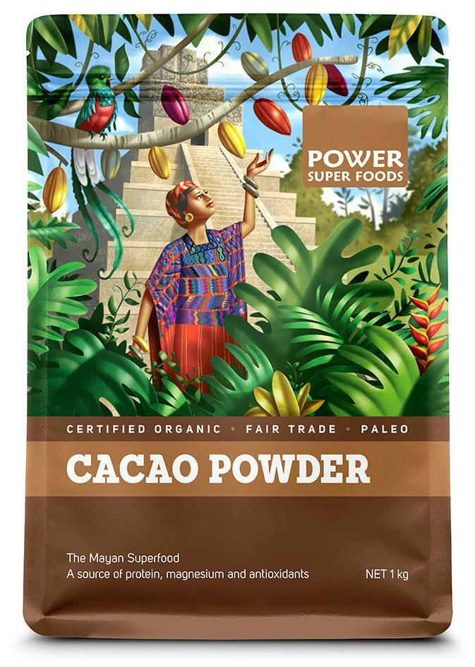 Power Super Foods Cacao Powder - Origin