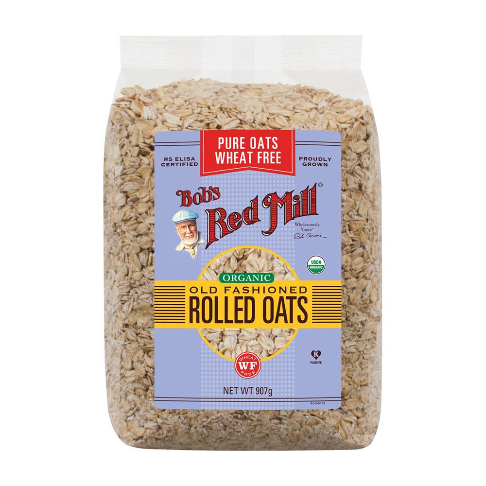 Bob's Red Mill Regular Rolled Oats Pure Wheat Free Organic