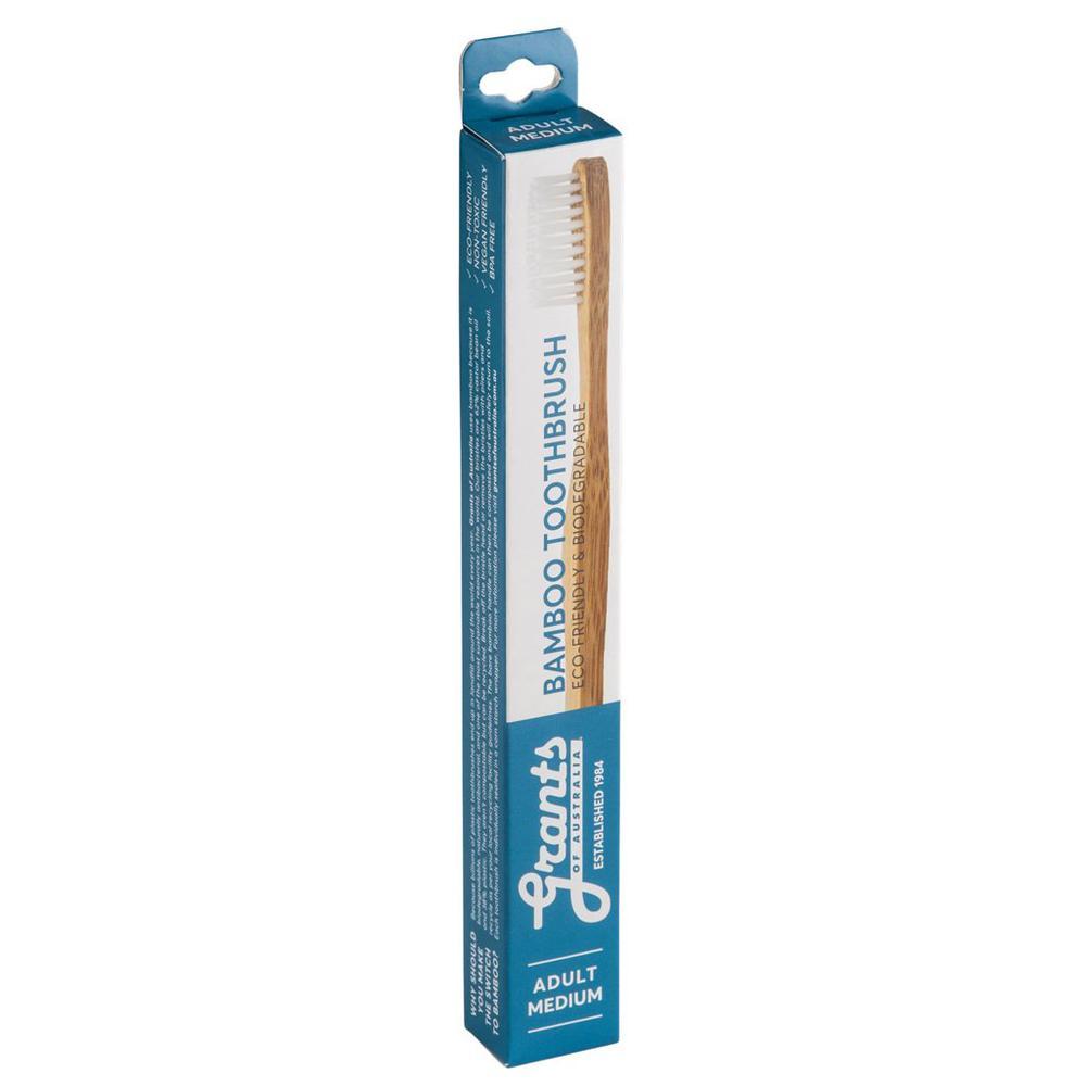 Grant's Toothbrush Adult Bamboo - Medium