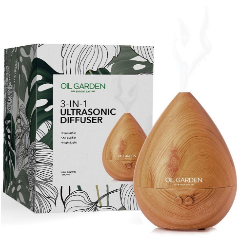 The Oil Garden Aromatherapy Accessory Ultrasonic Diffuser 3-In-1